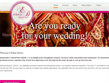 Tablet Screenshot of ethnicdezire.com